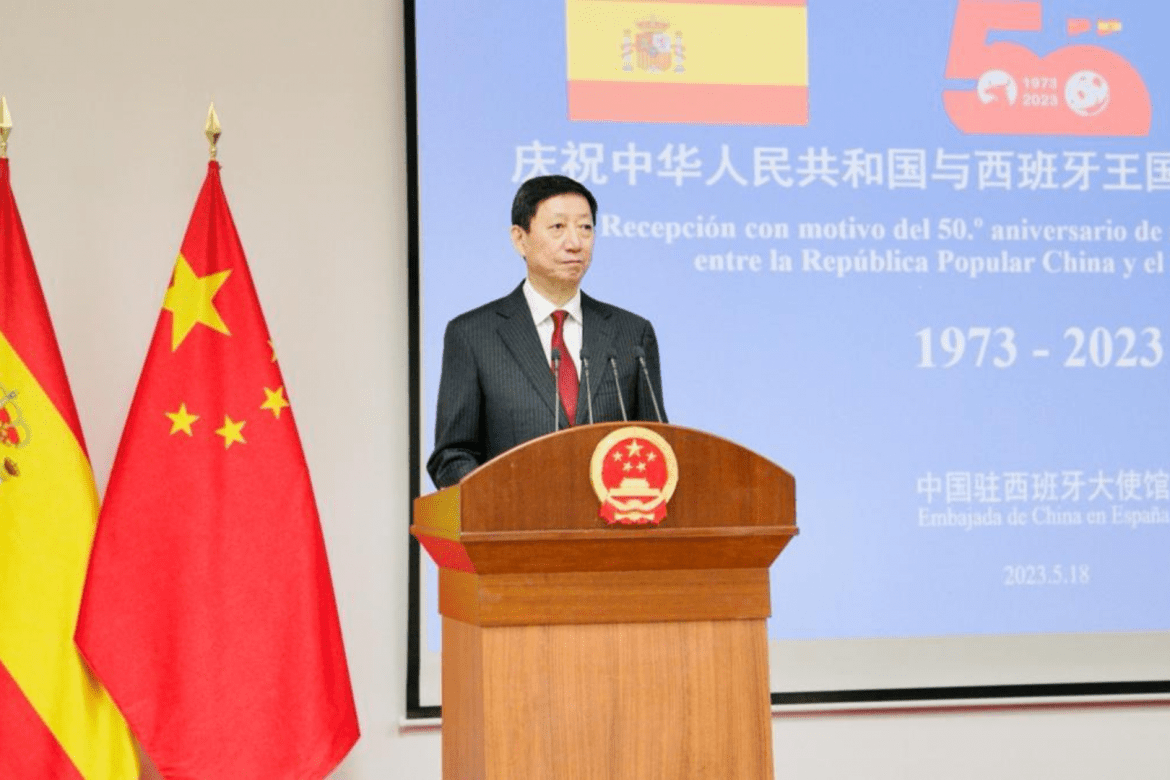 Wu Haitao, embajador de la República Popular China en España. EPE
